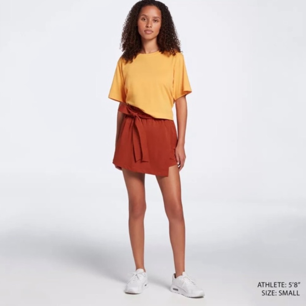 CALIA Caramelized Walnut High Rise Skort